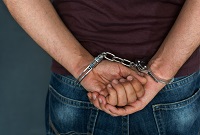 Handcuffed person